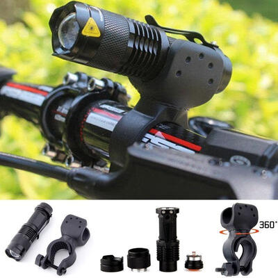 

15000lm Q5 LED Cycling Bike Bicycle Head Light Flashlight Torch 360° Mount Clip