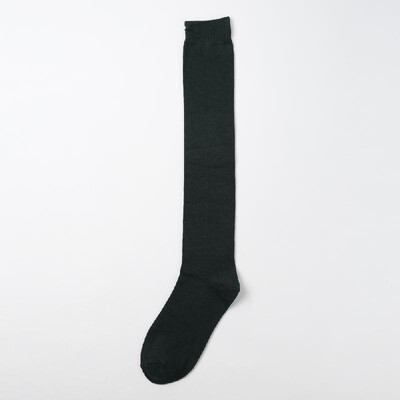 

1 Pair Women Girls High Stockings Knee High Socks Japanese Student Style Solid Color Casual Socks