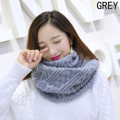 

Hot Women Winter Knitted Crochet Wool Scarf Shawl Long Snood Tube Warmer Neck Wrap