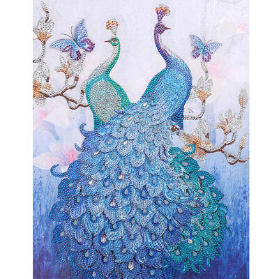 

5D DIY Special Shaped Diamond Painting Peacock Cross Stitch Embroidery Kit