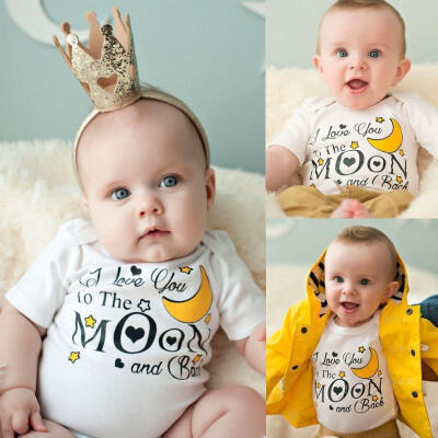 

Newborn Toddler Kids Baby Boys Girls Romper Jumpsuit Bodysuit Clothes Outfit Set