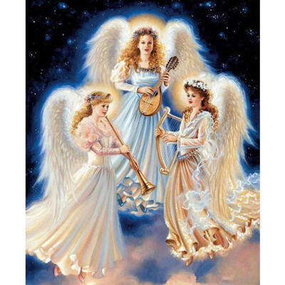 

5D DIY Full Drill Diamond Painting Angel Cross Stitch Embroidery Mosaic Kit