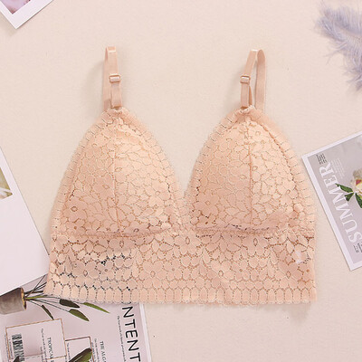 

〖Follure〗Women Sexy Bra Solid Vest Lace Seamless Breathable Push Up Top Underwear