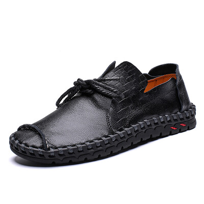 

2019 spring&summer new casual shoes fashion lazy shoes leather shoes British mens shoes Korean outdoor shoes