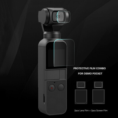 

Sunnylife Lens&Screen Protection Film for DJI OSMO POCKET Gimbal Camera 4pcs