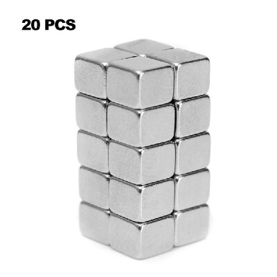 

20Pcs N52 Grade Super Strong Rare Earth Neodymium Magnetic-Iron 5x5x4mm Cuboid Block-Magnet