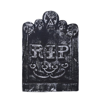 

Halloween Foam Tombstone Reusable Haunted House Yard Decoration Realistic Graveyard Props