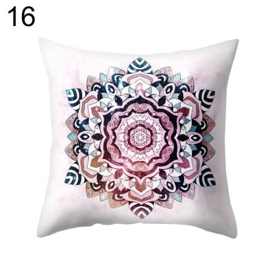 

Mandala Bird Dots Throw Pillow Case Cushion Cover Sofa Bed Car Cafe Office Decor