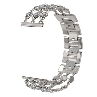 

〖Follure〗Luxury Alloy Crystal Stainless Steel Wristband Strap For Apple Watch 38MM40MM