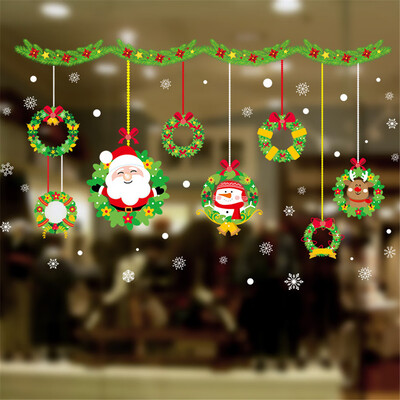 

Gobestart 2019 Merry Christmas Household Room Wall Sticker Mural Decor Decal Removable