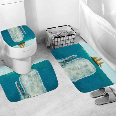 

〖Follure〗3pcs Non-Slip Fish Scale Bath Mat Bathroom Kitchen Carpet Doormats Decor