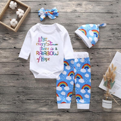 

Infant Newborn Outfit Baby Girls Rompers Leggings Playsuit Clothes Bodysuit