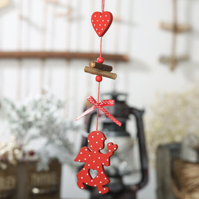 

〖Follure〗New Wooden Pendant Christmas Tree Creative Christmas Party Decoration Pendants