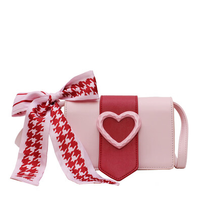 

Korean version ins personality lock chain bag slung fashion wild shoulder bag
