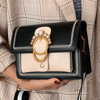 

Small bag women 2019 new Korean broadband Joker Messenger bag fashion western style chain small bag tide