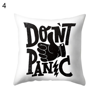 

Letter Cup Animal Cat Pillow Case Cushion Cover Sofa Bed Car Cafe Office Decor