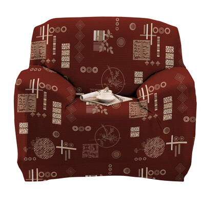 

Elastic Thin Sofa Cover Printed Cloth Spandex Stretch Sofa Wrap Slipcover
