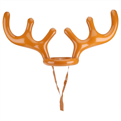 

Inflatable Reindeer Hat Toss Game Xmas Holiday Party Toys Gift Reindeer Toss Hat Inflatable Reindeer Hat