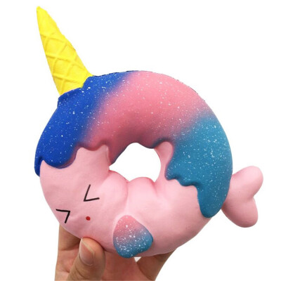 

Gotoamei Adorable Unicorn Doughnut Scented Charm Slow Rising Squeeze Stress Reliever Toys