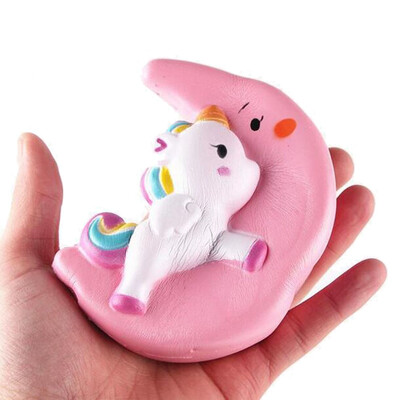 

Slow Rebound Toy Squishy Moon Flying Horse New Product Vent Decompression Toy Pendant slow rising toy