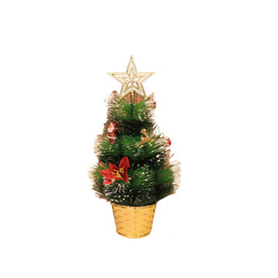 

Toponeto Artificial Tabletop Mini Christmas Tree Decorations Festival Miniature Tree