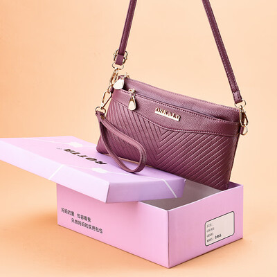 

Middle-aged mother womens bag Korean Messenger bag soft leather small elderly satchel shopping bag shoulder bag