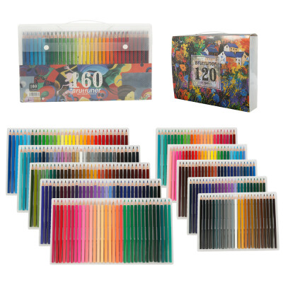 

120160 Colors Watercolor Pencils Water Soluble Colored Pencils for Art Students Professionals Sketch Coloring