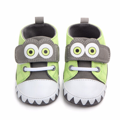 

Newborn Spring Baby Shoes Cartoon Animal Cute Canvas Baby Girls Shoes First Walkers Fashion Fight Color Baby Boy Shoes