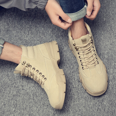 

Joker Martin boots leather mens boots England high to help mens boots wild breathable tooling boots