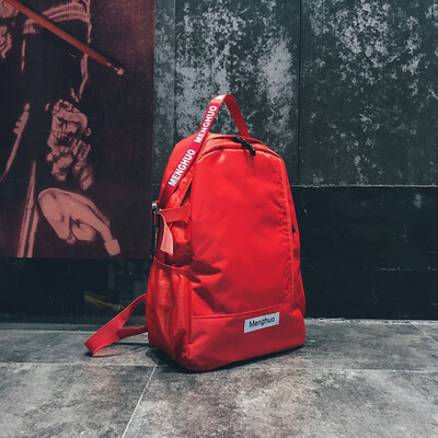 

Bag male Korean version of the college wind 2018 thin ulzzang original backpack couple tide college students bag
