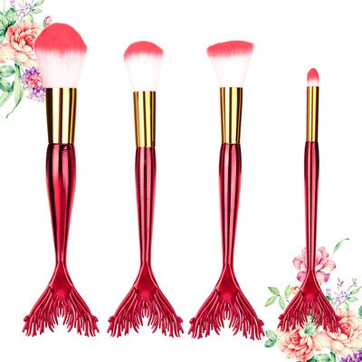

〖Follure〗4PCS Make Up Foundation Eyebrow Eyeliner Blush Cosmetic Concealer Brushes