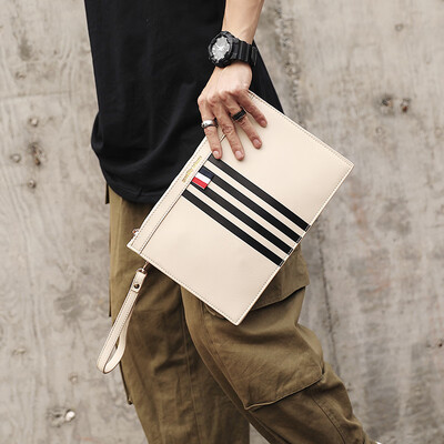 

Korean Fashion Leisure Handbag for Men&Women Handbag Korean Leather Envelope Wrist Envelope
