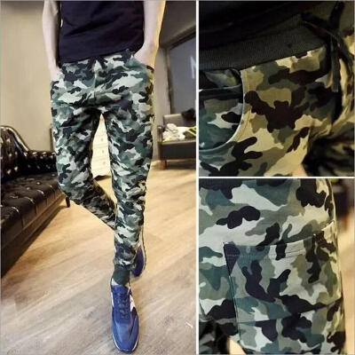 

Mens Casual Jogger Dance Sportwear Baggy Harem Pants Slacks Trousers Sweatpants camouflage