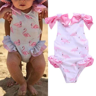 

Toddler Kids Baby Girls Swimwear Swimsuit Bathing Suit Swimming Clothing 1-5T