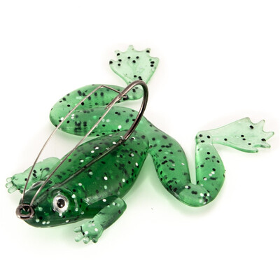 

Fishing Lure Artificial Fishing Silicone Bait Frog Lure with Hook Soft Fishing Frog Lures Fishing Tackle Useful