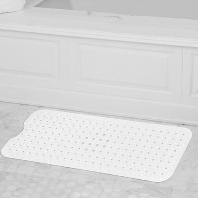 

Rectangle Non-Slip Secure Safety Mat With Suction Cup Bathtub Kitchen Bathroom Home UseBathtub Safety Mat Bathroom Secure Mat