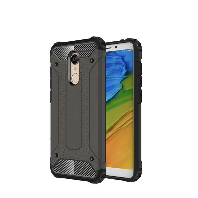 

For Xiaomi Redmi 5 Case Slim Fit Dual Layer Hard Back Cover Bumper Protective Shock-Absorption & Skid-proof Anti-Scratch Case 57