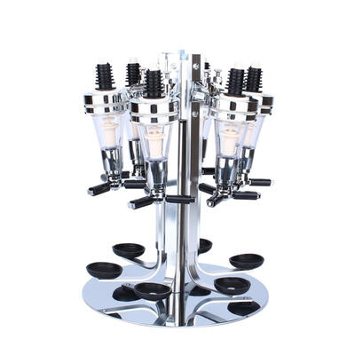 

Home Bar 6 Bottle Liquor Holder Professional Alcohol Dispenser Portable DrinkingGiving him the perfect measure every time