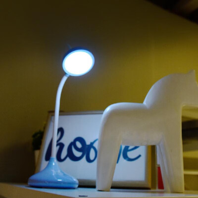 

Creative rabbit LED touch eye lamp children student dormitory cabinets night light bedroom atmosphere charging desk lamp white