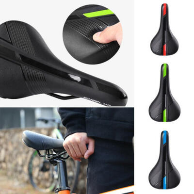 

Comfort Wide Bike Seat Bicycle Saddles with Warning Taillight Safety Cushion Pad