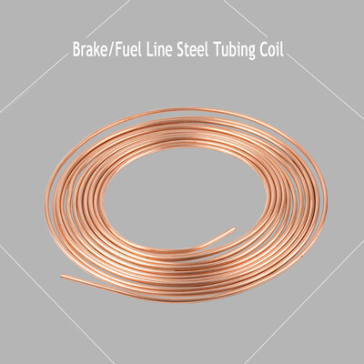 

Copper Nickel Plating 25ft300Inch 316" Gold Brake Line Tubing Kit16Pcs Fitting