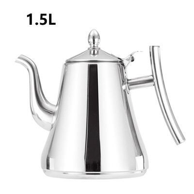 

Quart Stainless Steel Whistling Tea Kettle Pot With Infuser Water Heater Boil