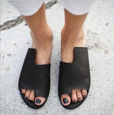 

Rose Womens Fashion Flats Open Toe Roman Ladies Beach Shoes Roman Slippers Sandals