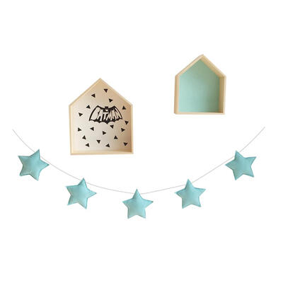 

Nordic Baby Room Nursery Handmade Star Garlands Children Room Wall Decor