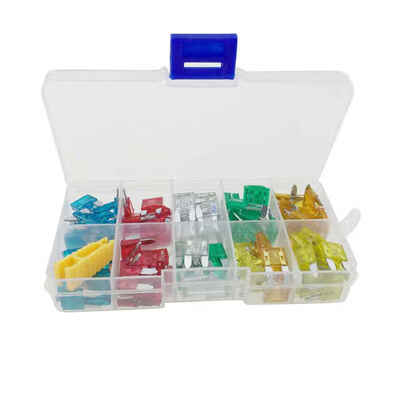 

120PCSSet Small Size Assorted Car Trunk Blade Fuse Boat Automotive Replacement Fuse Kit Car Accessories