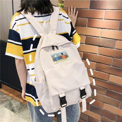 

Well backpack female shoulder bag ins style student bag Korean version high capacity Japanese department high capacity Japa