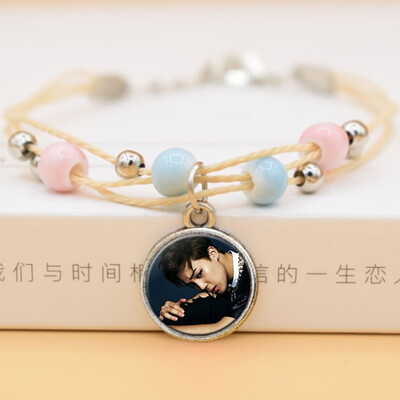 

Kpop BTS Bangtan Boys League Rope Gemstone Bracelet