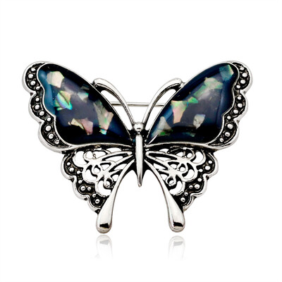 

Fashion Women Butterfly Brooches Pins For Women Perfect Rhinestone Crystal Hijab Pins And Broaches colares Broches Pin