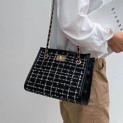 

Female bag 2019 new wild foreign shoulder bag large capacity fashion chain bag ins net red ladies Messenger bag
