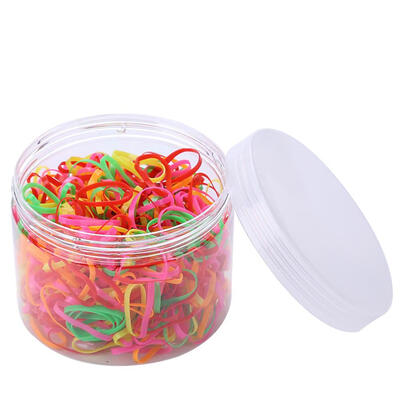 

500pcs Colorful Rubber Band Ponytail Holder Kids Girl for Hair Styling Ties